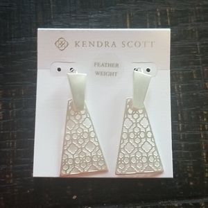 Kendra Scott Filigree Silver Earrings